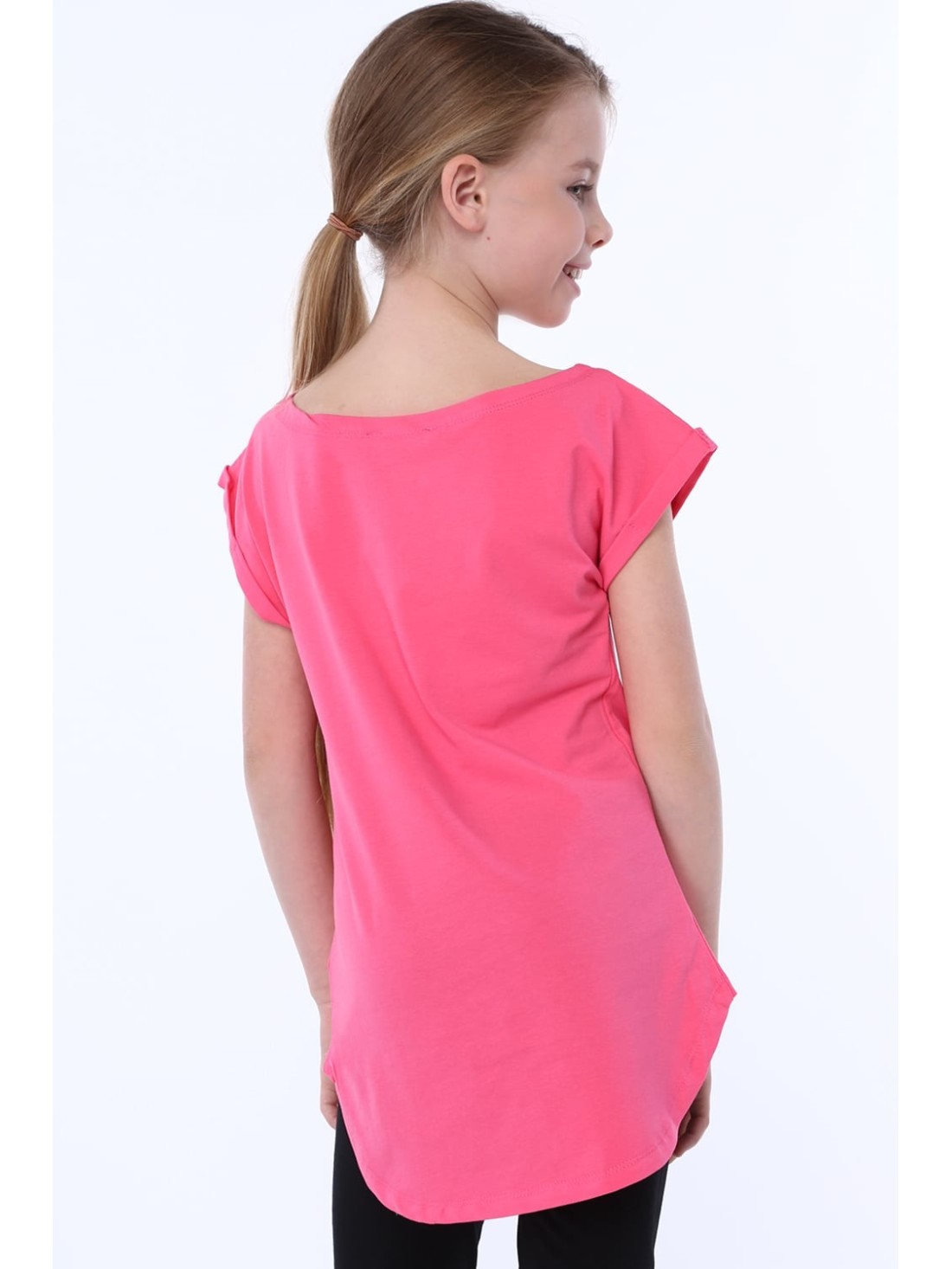 Mädchen-T-Shirt mit Biene, Amaranth NDZ8211 – Online-Shop – Boutique